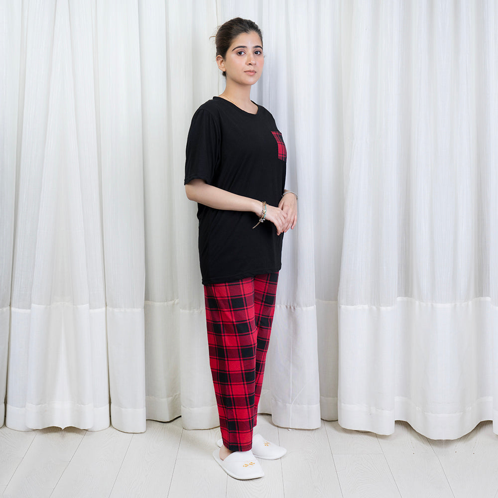 Buy Printed Cotton PJ Set - BnR 01 in Pakistan