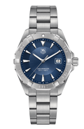 Buy Tag Heuer Aquaracer Blue Dial Silver Steel Strap Watch for Men - WAY1112.BA0928 in Pakistan