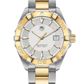 Buy Tag Heuer Aquaracer Silver Dial Two Tone Steel Strap Watch for Men - WAY1120.BB0930 in Pakistan