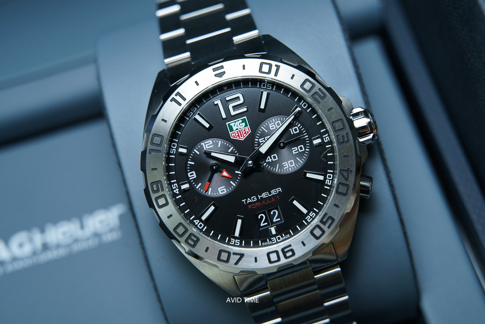 Buy Tag Heuer Formula 1 Black Dial Silver Steel Strap Watch for Men - WAZ111A.BA0875 in Pakistan