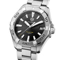 Buy Tag Heuer Aquaracer Black Dial Silver Steel Strap Watch for Men - WBD1110.BA0928 in Pakistan