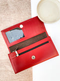 Buy Long Pure Leather Wallet With Gift Set Box - BrodeBrown in Pakistan