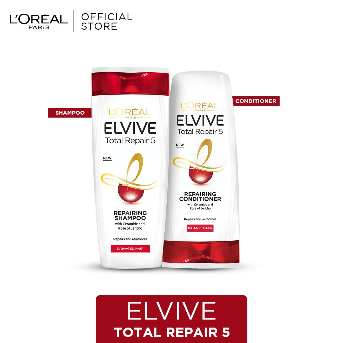 Buy L'oreal Paris Elvive Total Repair 5 Shampoo For Damaged Hair 360  - Ml in Pakistan