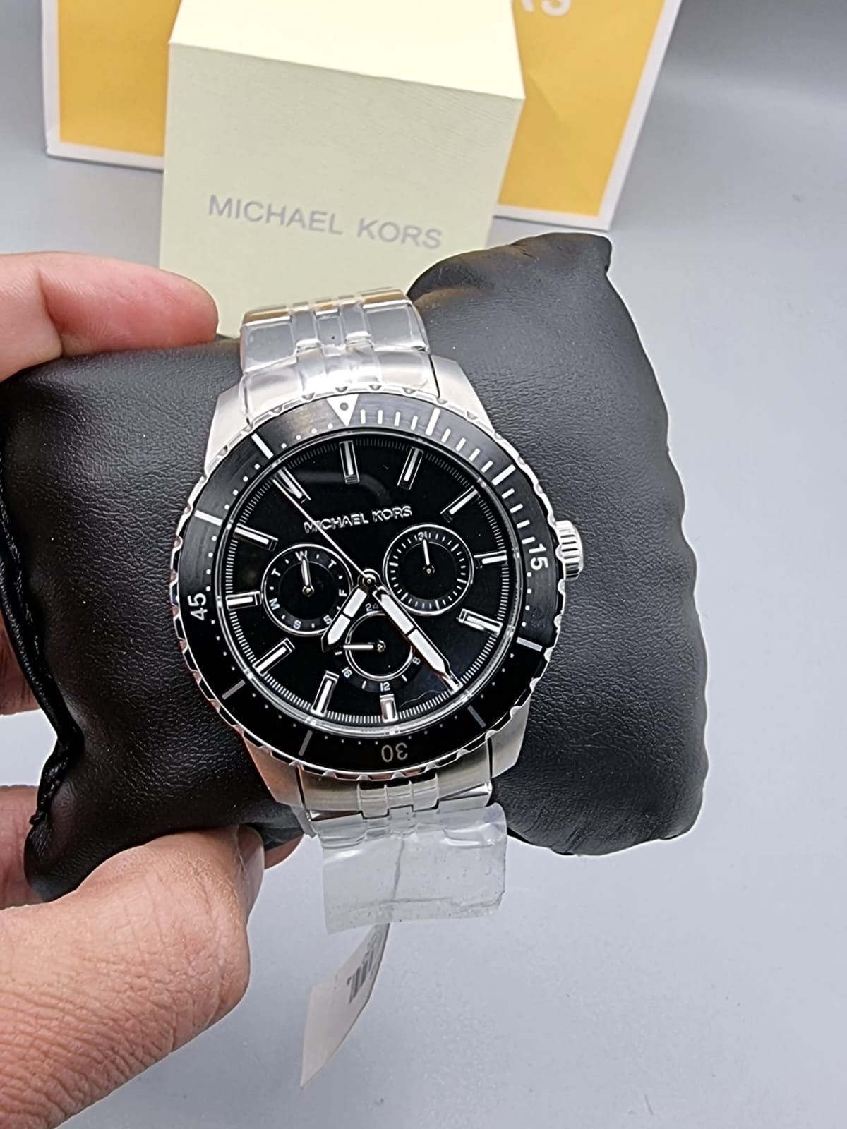 Buy Michael Kors Mens Stainless Steel Black Dial 44mm Watch - Mk7156 in Pakistan