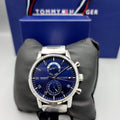 Buy Tommy Hilfiger Mens Quartz Stainless Steel Blue Dial 44mm Watch - 1710401 in Pakistan