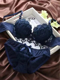 Buy Floral Embroidery Bella Padded Bra and Panty Set in Pakistan