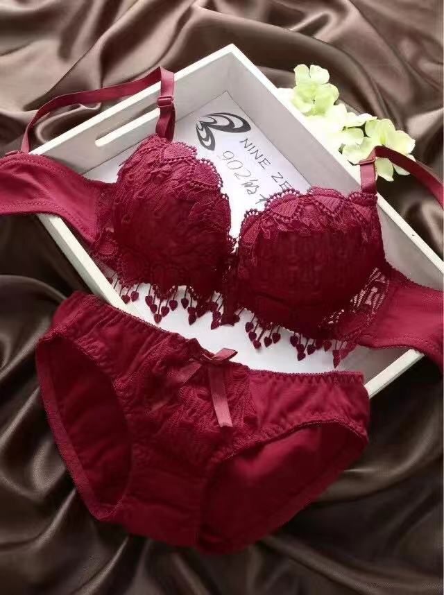 Buy Floral Embroidery Bella Padded Bra and Panty Set in Pakistan