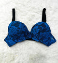 Buy Spark Blue Floral Casual Padded Bra in Pakistan