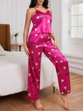 Buy Spice Ceder Strap Jumpsuit Printed Pink Hearst in Pakistan