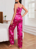 Buy Spice Ceder Strap Jumpsuit Printed Pink Hearst in Pakistan