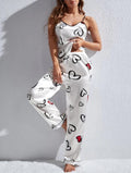 Buy Spice Ceder Strap Jumpsuit Printed Hearst White in Pakistan