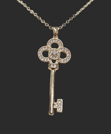 Buy Key Shaped Gold Necklace in Pakistan