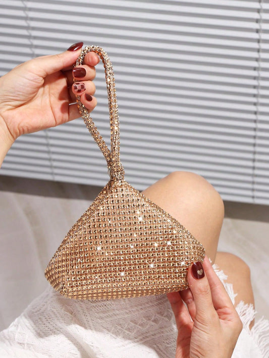 Buy SHEIN Women's Mini Diamond Sparkling Clutch Bag, Perfect For Wedding, Party, Dance, Birthday, Gift, Makeup Bag in Pakistan