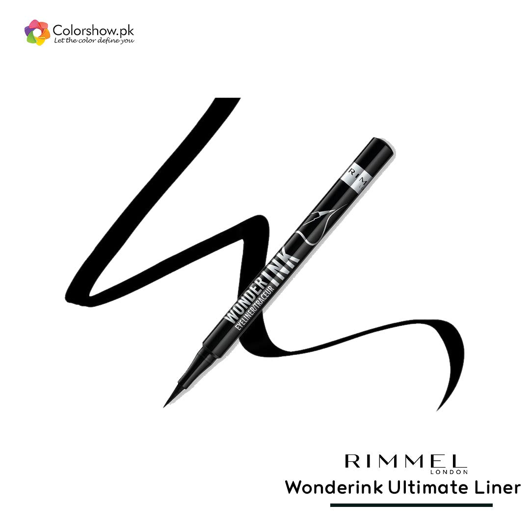 Buy Rimmel London Wonder’Ink Ultimate Liner - 001 Black in Pakistan