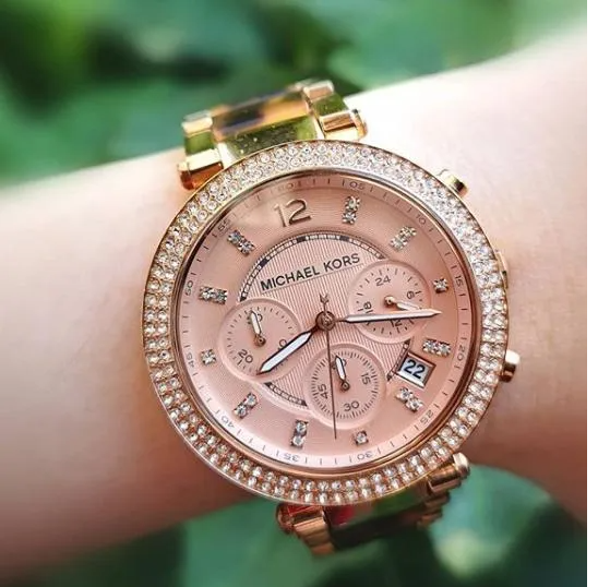 Buy Michael Kors Womens Quartz Stainless Steel Rose Gold Dial 39mm Watch - Mk5538 in Pakistan