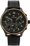 Buy Tommy Hilfiger Asher Black Dial Black Leather Strap Watch for Men - 1791854 in Pakistan