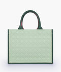 Buy Army green box tote bag in Pakistan