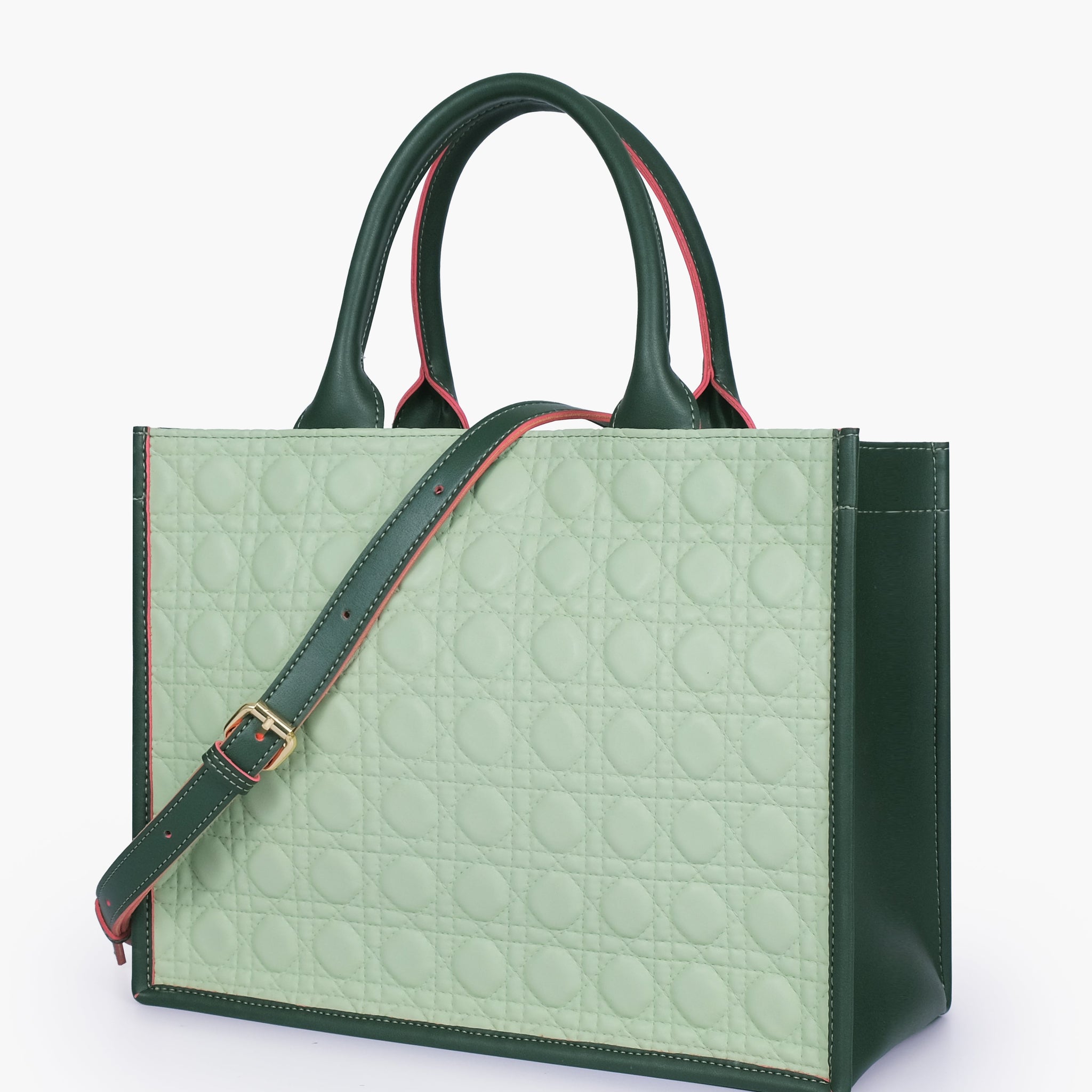 Buy Army green box tote bag in Pakistan