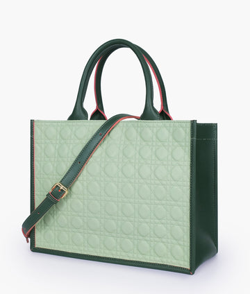 Buy Army green box tote bag in Pakistan