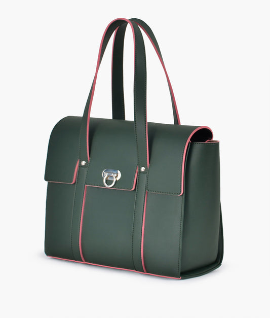 Buy Army green carry-all satchel bag in Pakistan