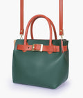 Buy Army green handbag with front buckle in Pakistan