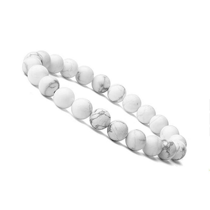 Buy White Howlite Bead Bracelet in Pakistan