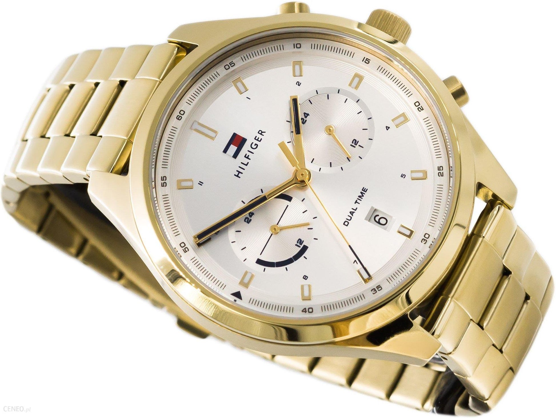 Buy Tommy Hilfiger Mens Quartz Stainless Steel Silver Dial 44mm Watch - 1791726 in Pakistan