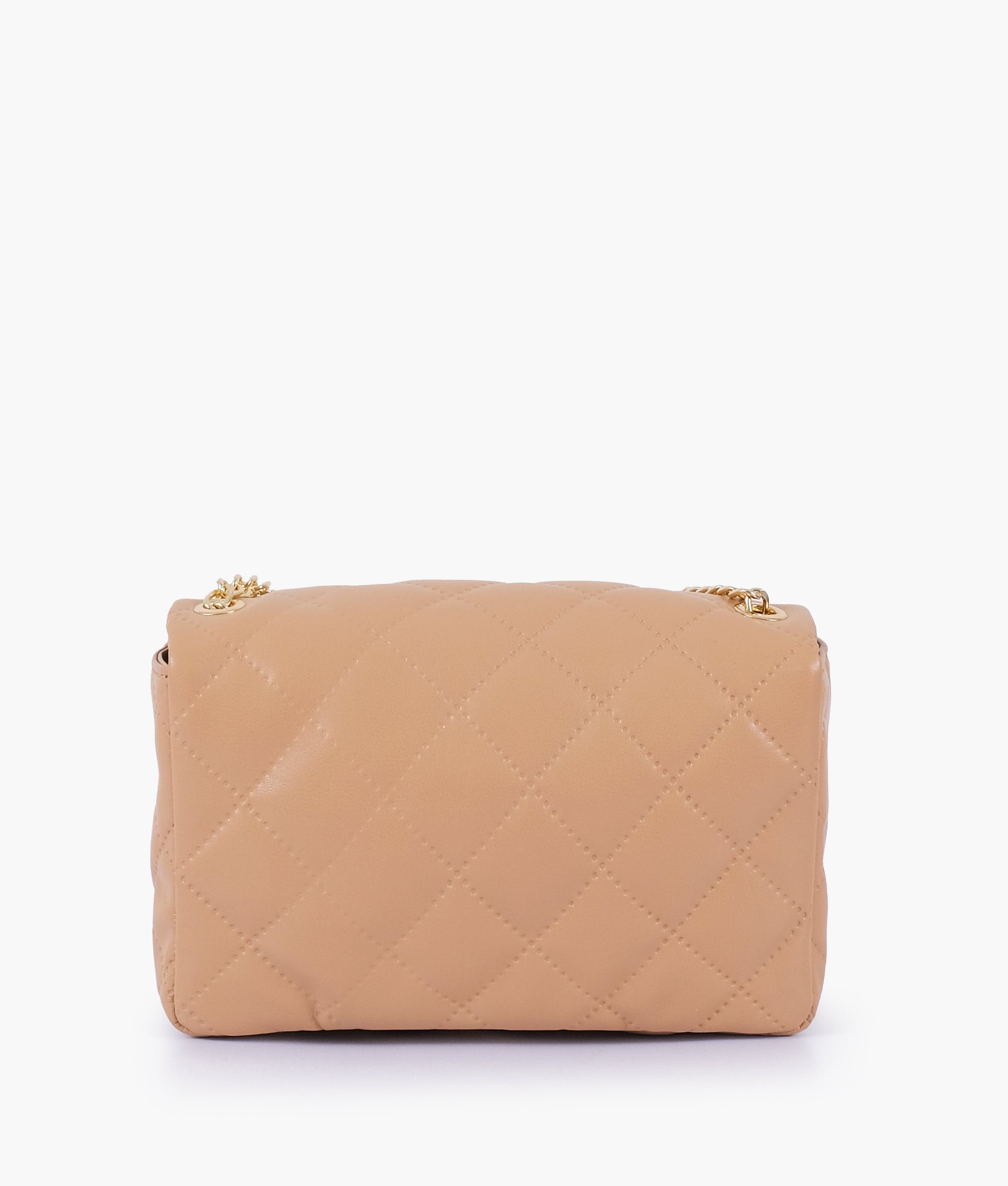 Buy Beige quilted mini bag with chain in Pakistan