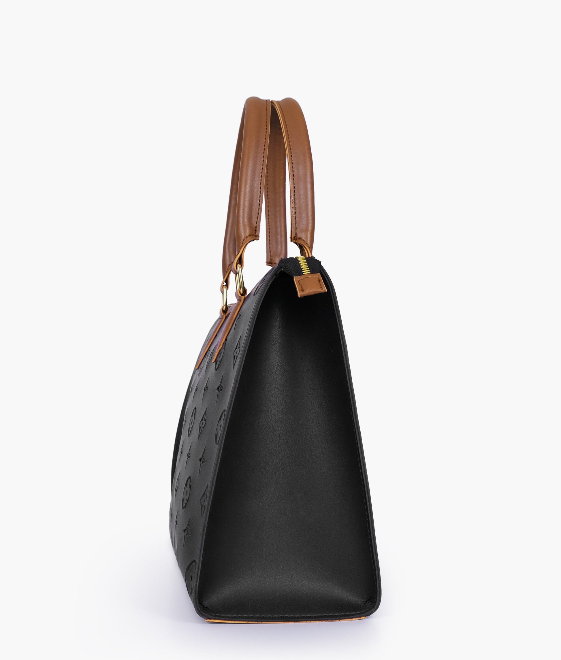 Buy Black and brown on-the-go handbag in Pakistan