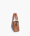 Buy Black and brown on-the-go mini bag in Pakistan