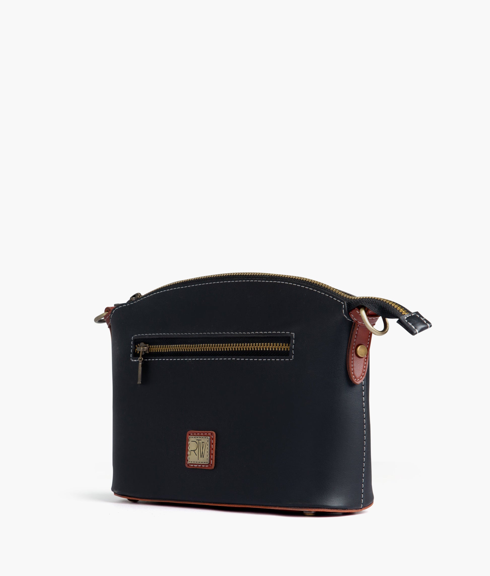 Buy Black and rust dome cross-body bag in Pakistan