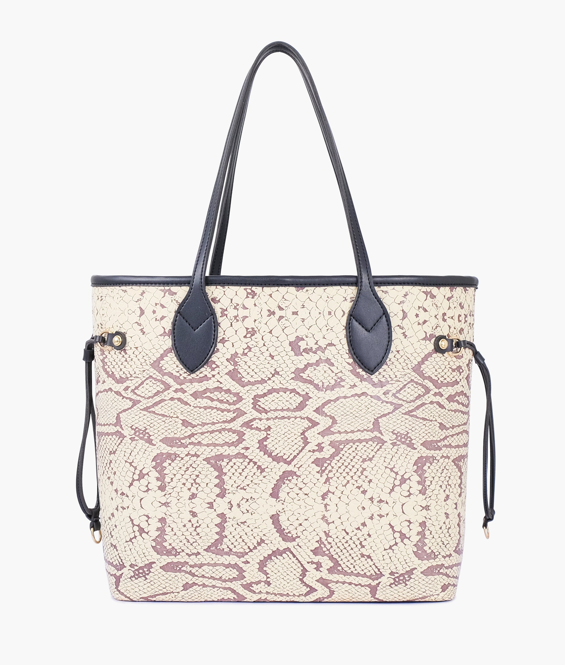 Buy Black and white snake neverfull tote bag in Pakistan