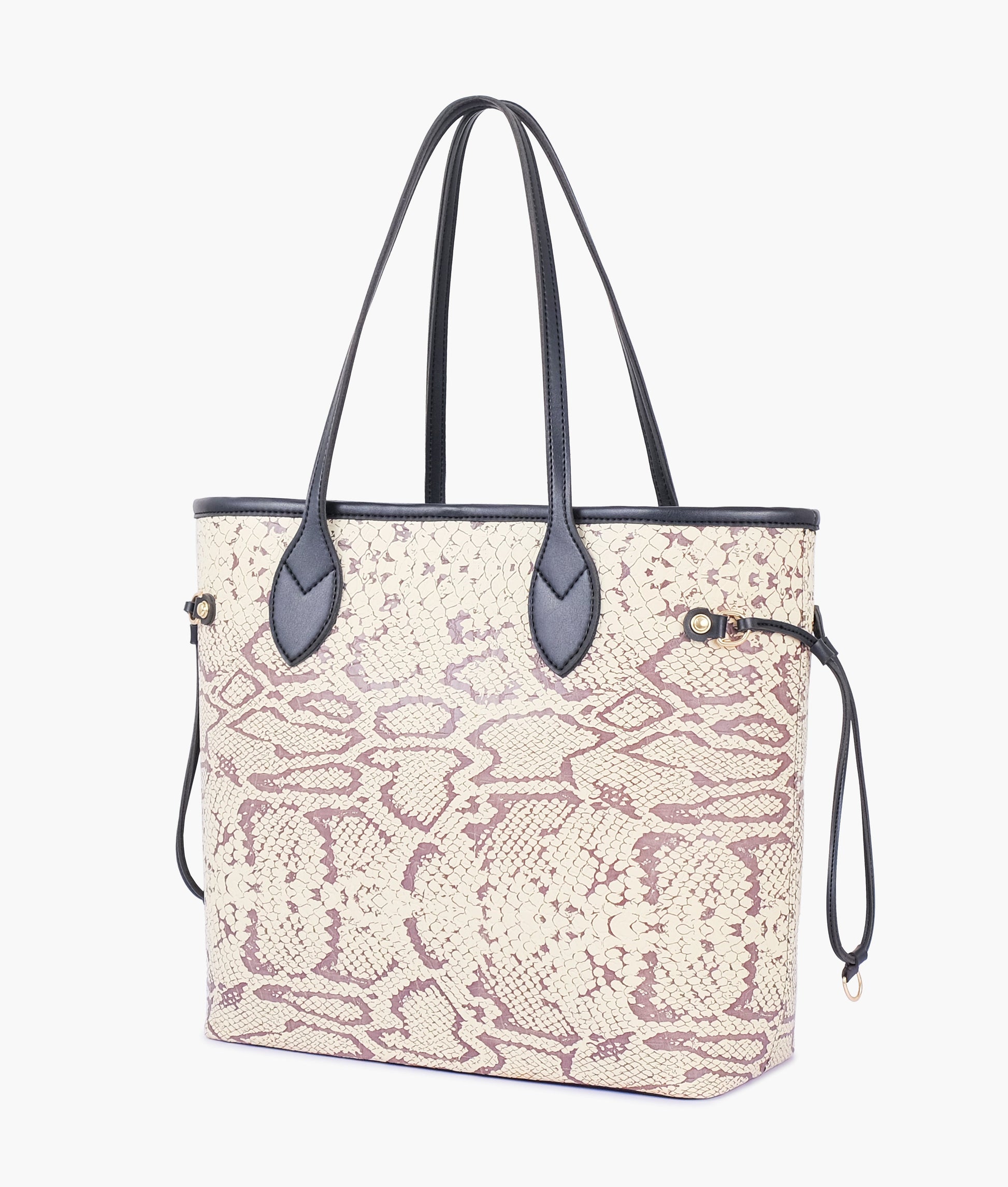 Buy Black and white snake neverfull tote bag in Pakistan