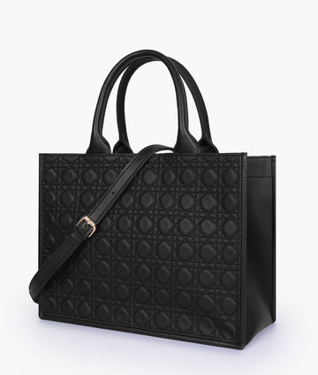 Buy Black box tote bag in Pakistan