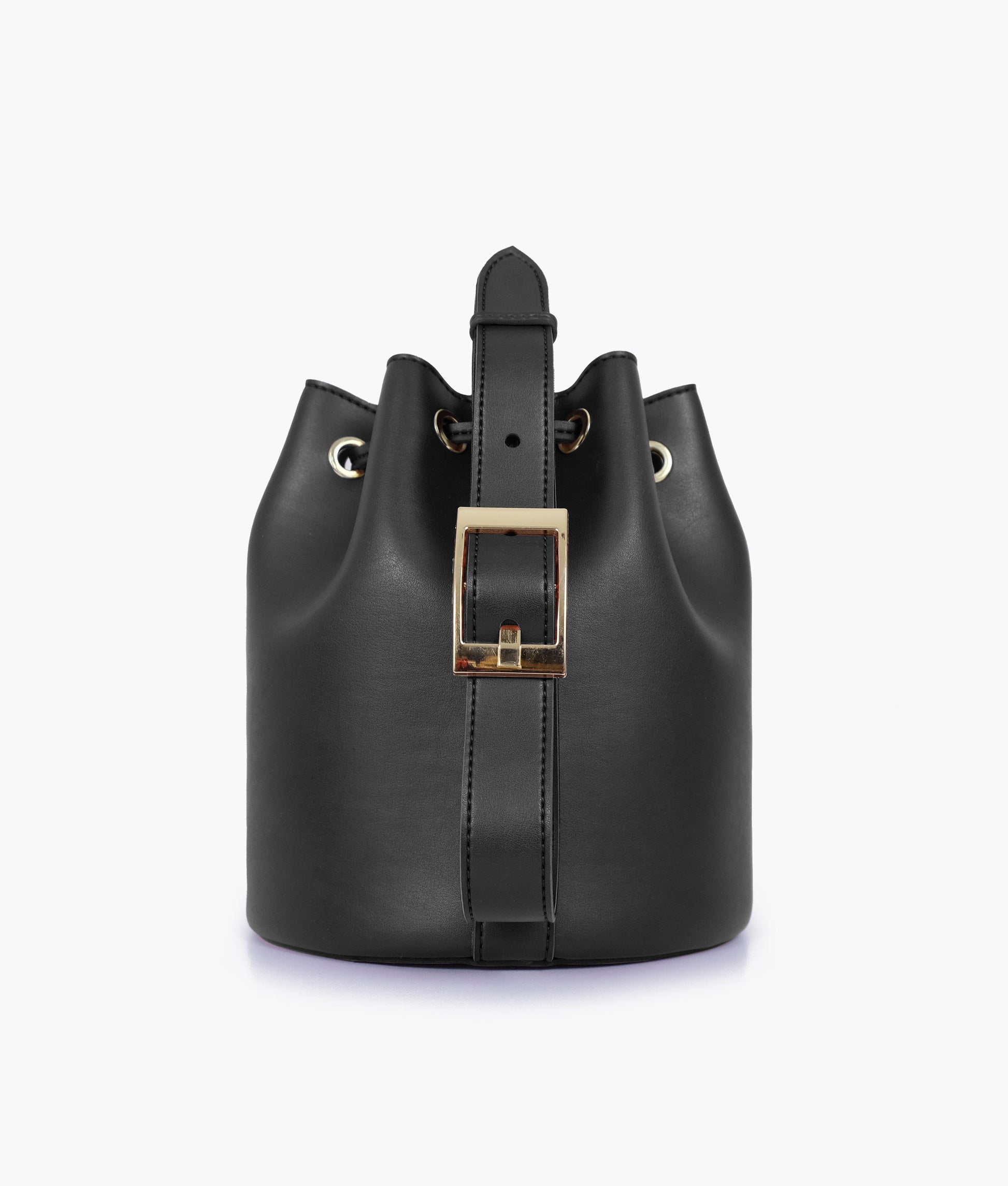 Buy Black loop handle bucket bag in Pakistan