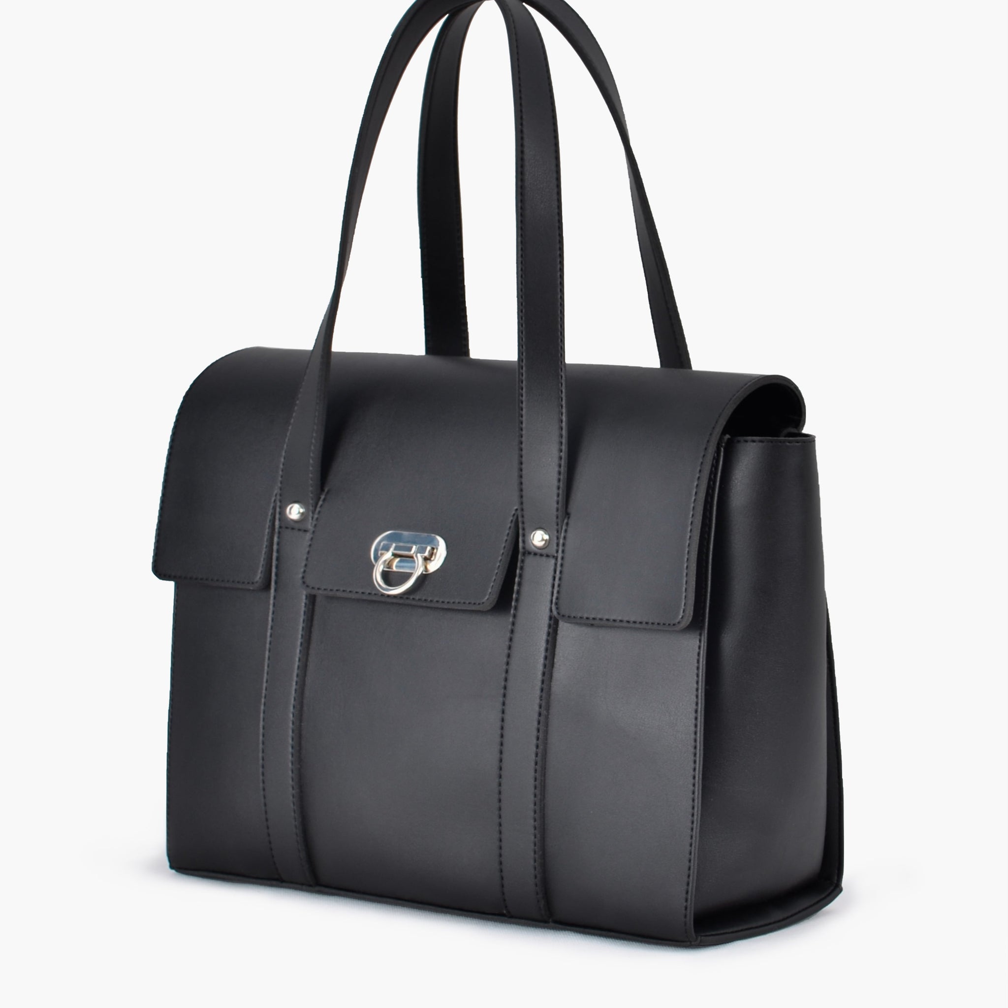 Buy Black carry-all satchel bag in Pakistan