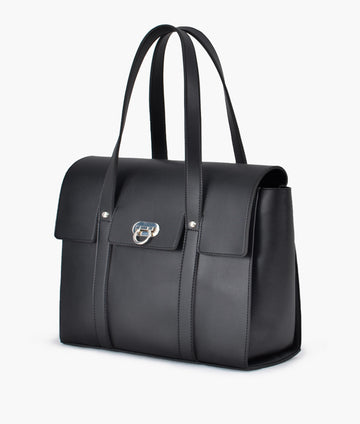 Buy Black carry-all satchel bag in Pakistan