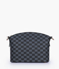 Buy Black checkered dome cross-body bag in Pakistan