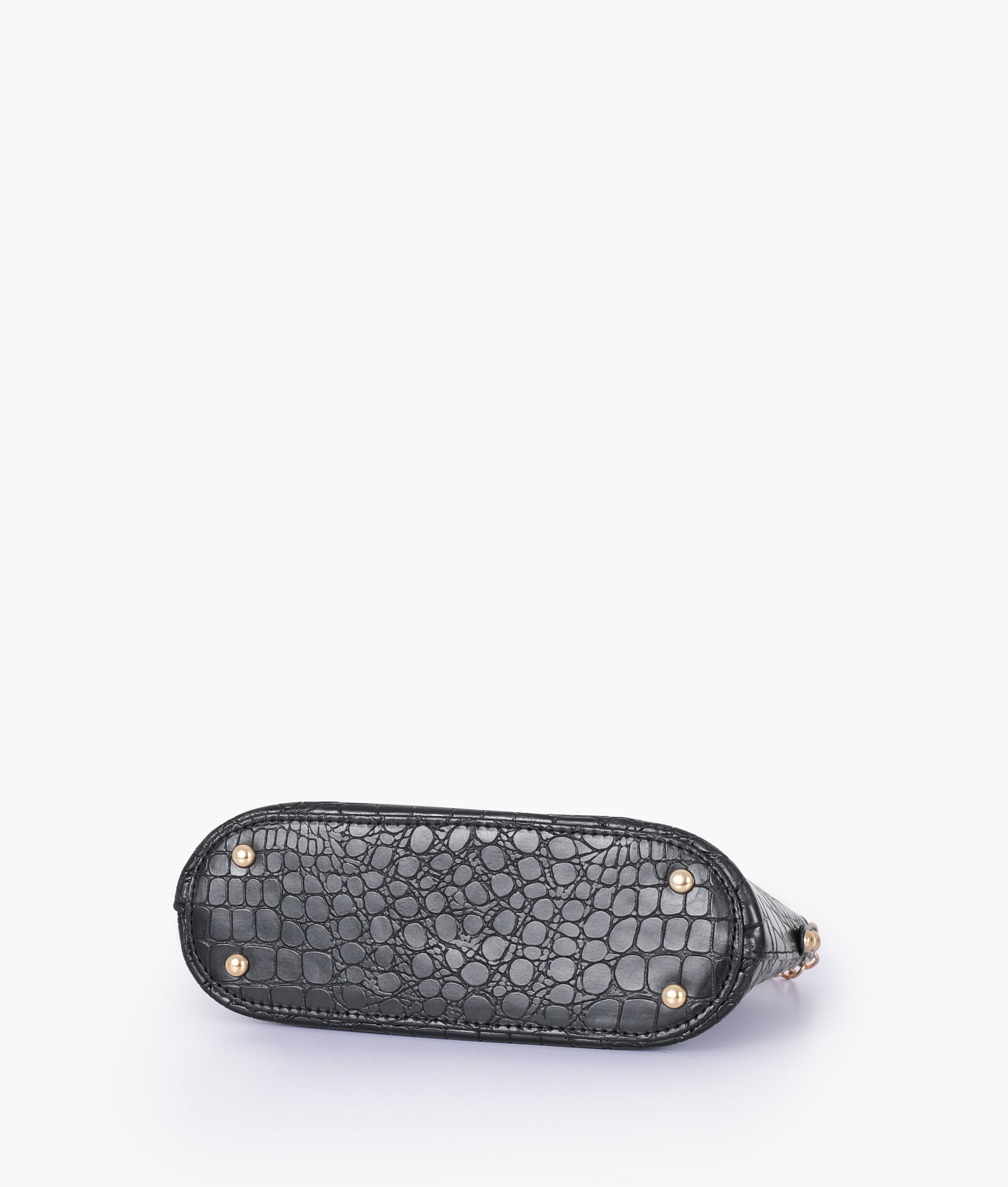 Buy Black crocodile with chain strap cross-body bag in Pakistan