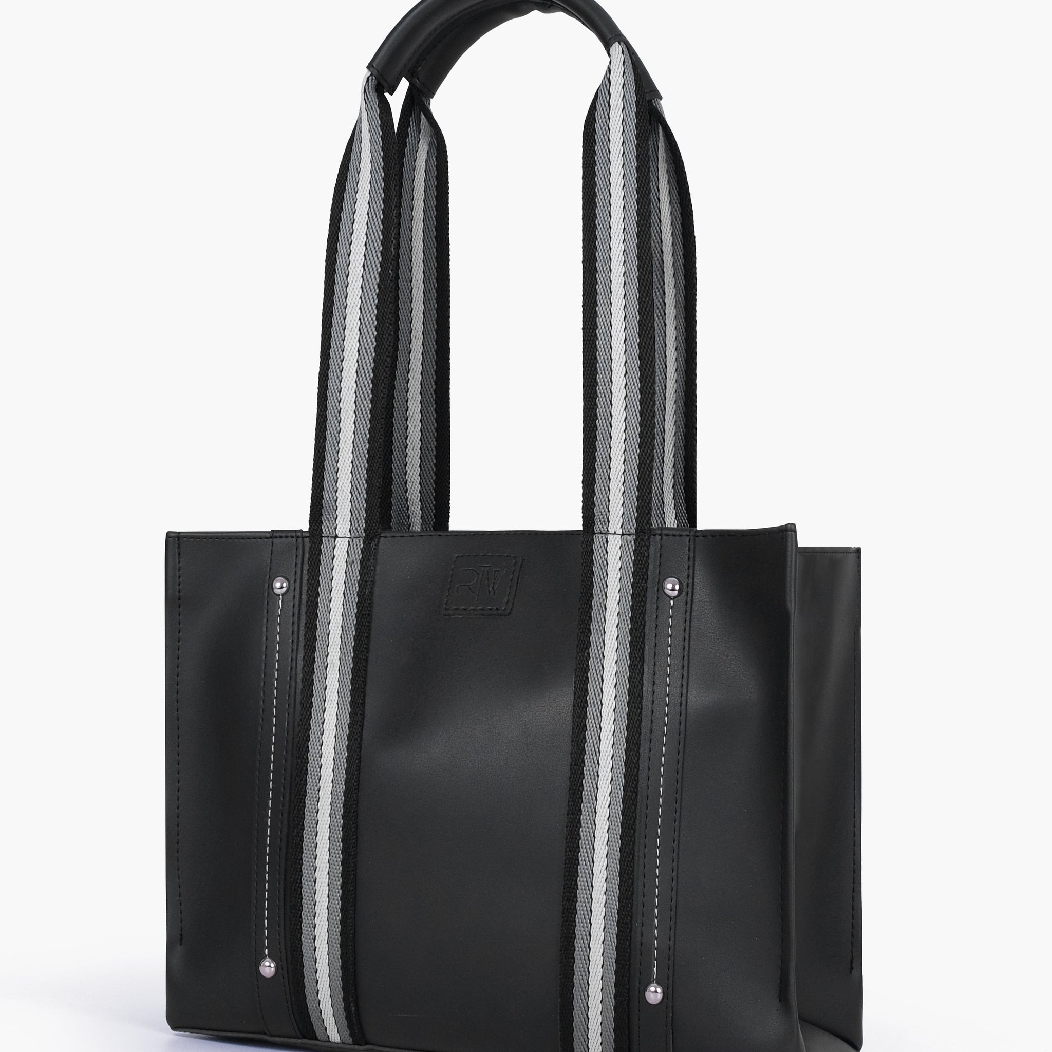 Buy Black long strap tote bag in Pakistan