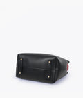 Buy Black handbag with front buckle in Pakistan