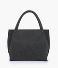 Buy Black mocha suede tote bag in Pakistan