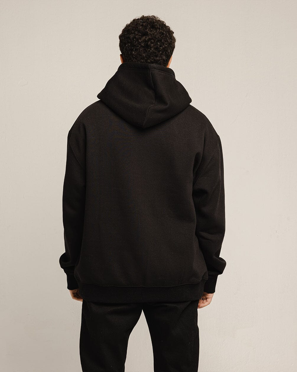 Buy Unisex Basic Plain Hoodie - Black in Pakistan