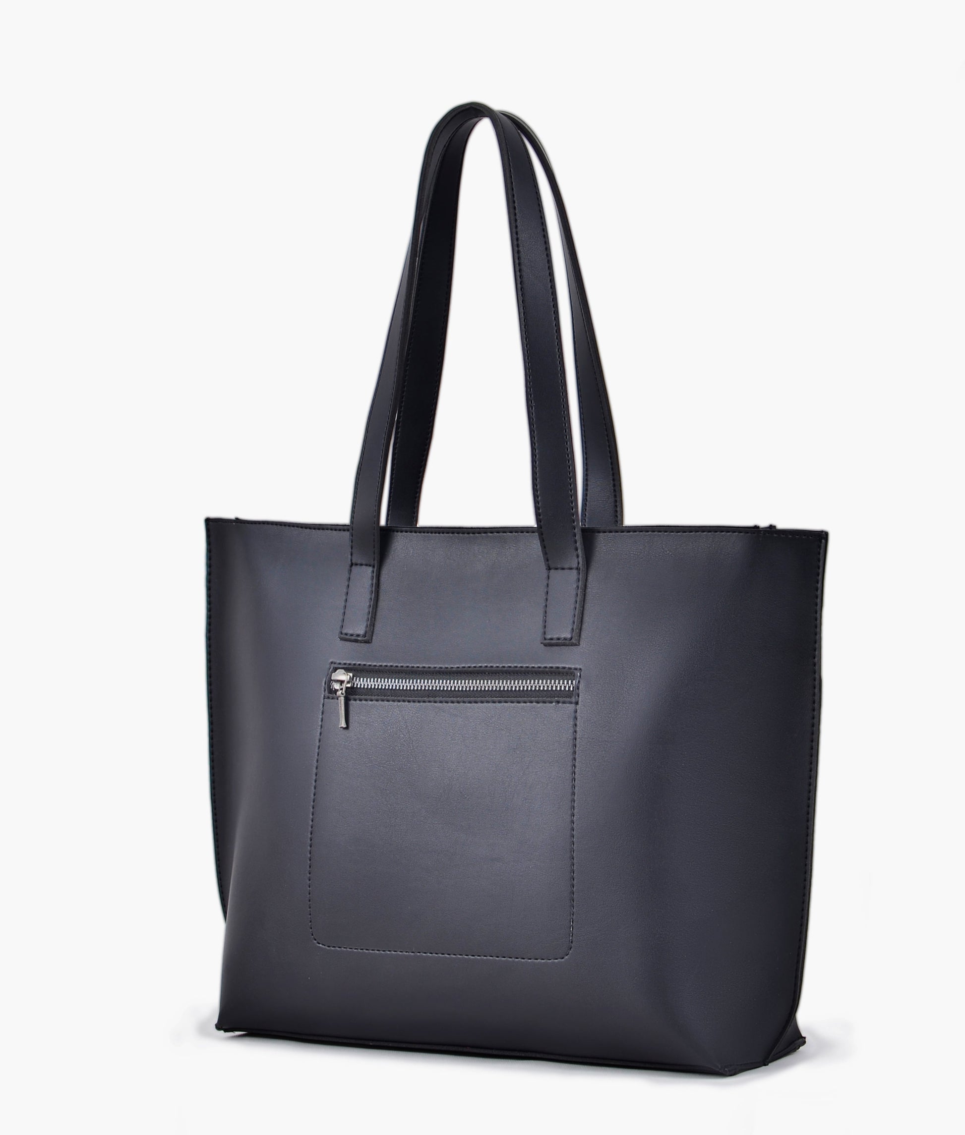 Buy Black long handle tote bag in Pakistan