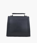 Buy Black push-lock messenger bag in Pakistan