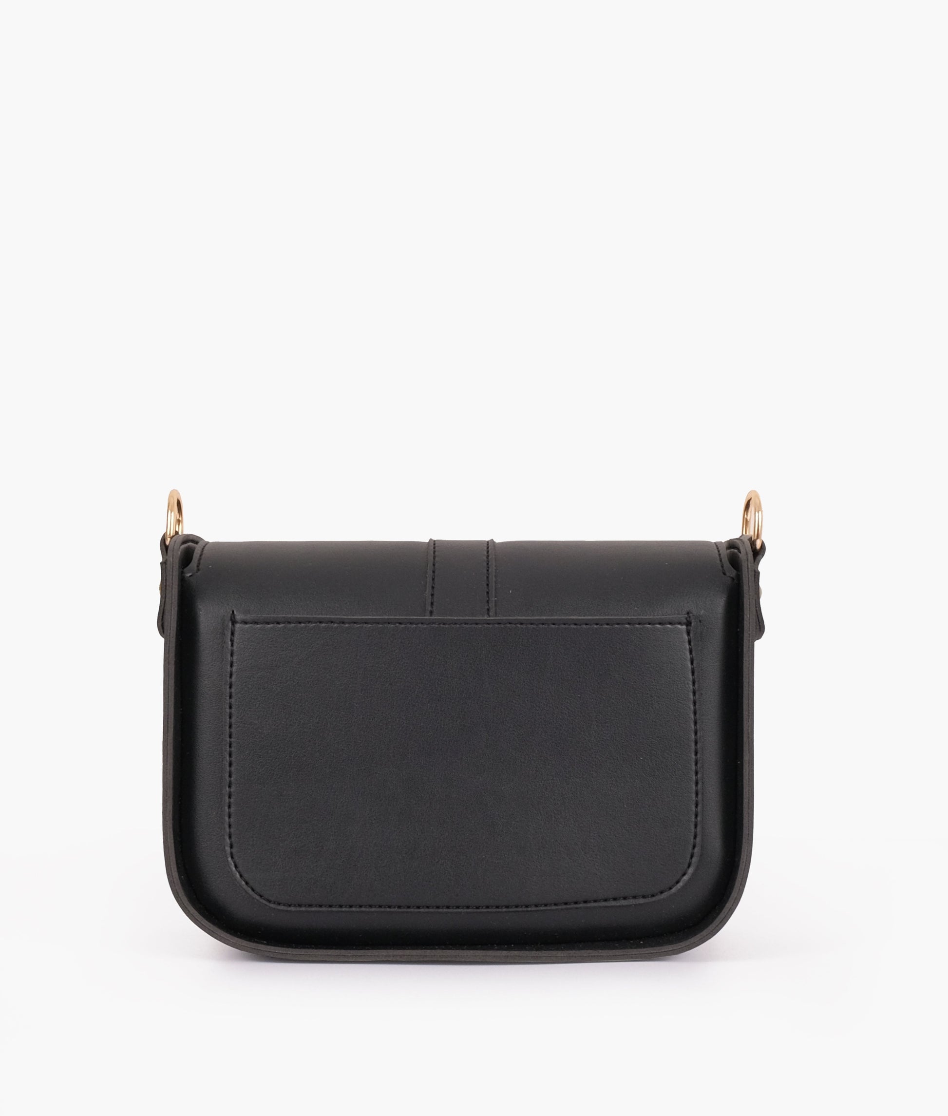 Buy Black saddle buckle bag in Pakistan