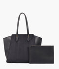 Buy Black suede classic tote bag in Pakistan