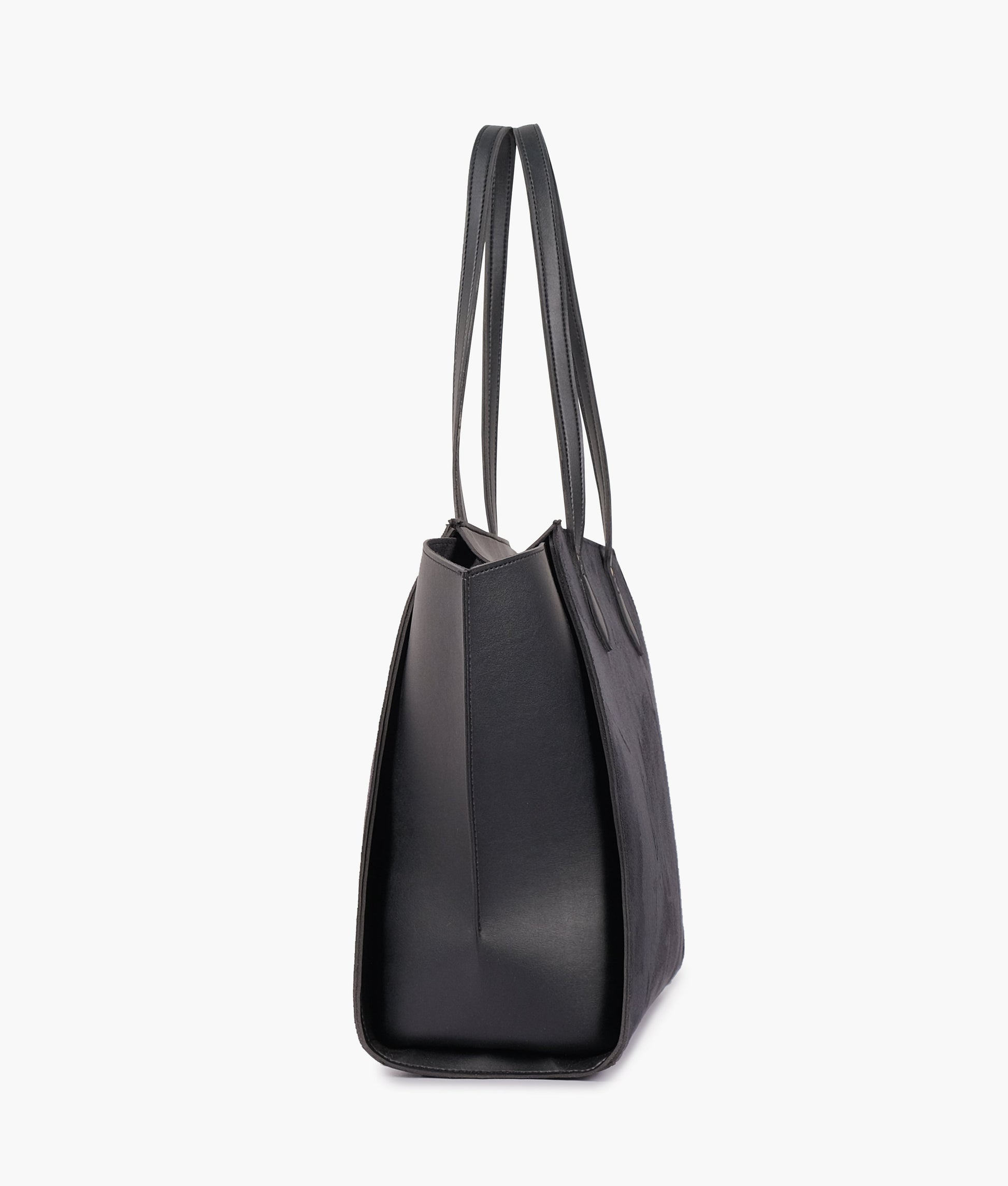 Buy Black suede classic tote bag in Pakistan