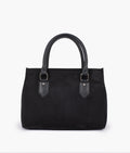 Buy Black suede small satchel bag in Pakistan