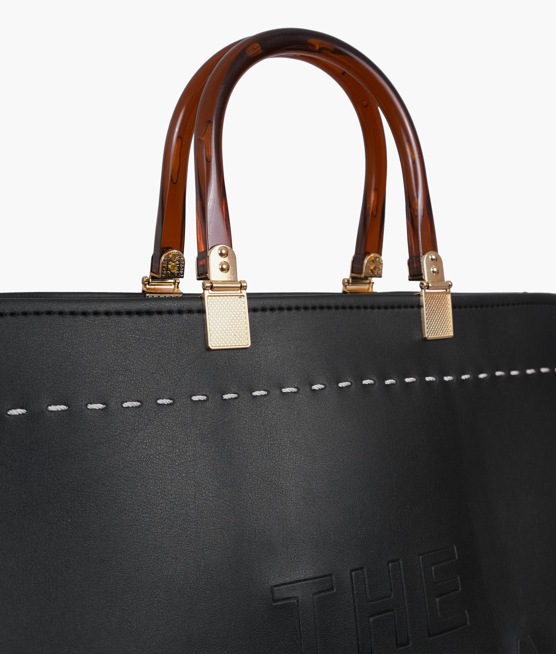 Buy Black signature tote bag in Pakistan